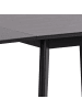 ebuy24 Esstisch Roxby Schwarz 120 x 80 cm