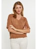 Usha Damen Pullover in Kamel