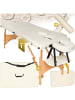 tectake 2 Zonen Massageliege-Set Freddi 210 x 95 x 84 cm, beige