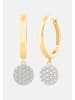 Ethische Diamanten Ohrringe aus 375 Gelbgold mit Lab Grown Diamant