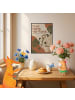 Mr. & Mrs. Panda Wandbild Wohnungsschlüssel Boho Design mit Spruch in Weiß