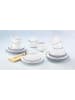 Seltmann Weiden 6er Set Frühstücksteller Compact Blaurand ø 19,3 cm weiß-blau in weiß-blau
