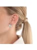 Amor Ohrstecker Silber 925, rhodiniert in Blau