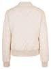 Urban Classics Urban Classics Damen Ladies Diamond Quilt Nylon Jacket in whitesand