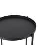 home24 Beistelltisch Amicus in Schwarz