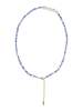 grassland Women Necklace in Blue White