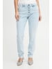 Pulz Jeans PZMELINA loose fit in Bleached Blue Denim