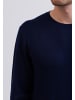 CASH-MERE.CH Rundhals Pullover in Marine Blau