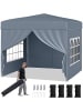 COSTWAY Pop up Pavillon 3 x 3 m in Grau