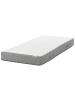 Beliani Matratze CUSHY in Weiß/Grau - (W) 90 x (H) 20 x (L) 200 cm