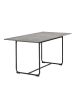 B&D Home Ausziehtisch PIUS in Beton - (B)120-160 x (H)76 x (T)80 cm