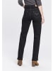 ARIZONA Gerade Jeans in schwarz