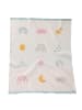 howa Babydecke "be happy", beige, Baumwolle, Strick, 80x100cm ab 0 Jahren