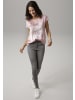 Laura Scott Shirtbluse in rosa-weiß