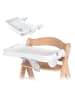 Hauck Alpha Tray - 2-teiliges Essbrett & Tisch in weiss