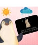 Mr. & Mrs. Panda Badematte Hund Liebe mit Spruch in Schwarz