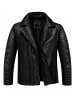 Amaci&Sons Lederjacke AMHERST in Schwarz