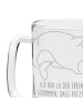 Mr. & Mrs. Panda Bierkrug Narwal mit Spruch in Transparent
