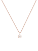 Elli Halskette 925 Sterling Silber Blume in Rosegold