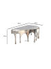 FineBuy Wandregal in Silber / Aluminium / 60x28x20