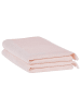 Beliani 2er-Set Handtuch ATIU in Rosa