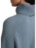 Marc O'Polo Gerippter Rollkragen-Pullover loose in Slate Blue