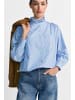 Rich & Royal Bluse in hellblau weiß