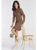 Laura Scott Strickkleid in cognac-meliert