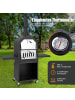 COSTWAY Outdoor Pizzaofen in Schwarz