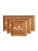 Ritzenhoff & Breker 6er Set Dessertteller Rusty 21 x 21 cm braun in braun