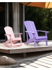 Beliani Kinderschaukelstuhl ADIRONDACK in Rosa - (W) 52 x (H) 67 x (L) 68 cm