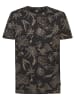 Petrol Industries T-Shirt mit Allover-Print Rocosa in Schwarz