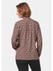 GOLDNER Moderne Druckbluse in legerer Form in rot / gemustert
