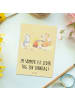 Mr. & Mrs. Panda Postkarte Sommer Sonntag mit Spruch in Gelb Pastell