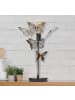 Mauro Ferretti Mehrfarbige Metalltischlampe mit Schmetterlingen Ø cm 32x47