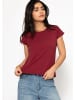 SASSYCLASSY T-Shirt mit Raglannaht in Burgundy