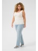 KAFFE curve Jerseytop KCcarina Tight fit in Chalk