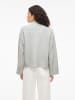 Vila Strickjacke in Light Grey Melange