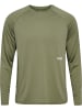 Hummel T-Shirt "Pulse Workout T-Shirt Longsleeve" in Grün