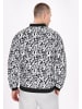 MO Men Jacket in white black