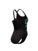 Speedo Hyperboom Placement Badeanzug in schwarz