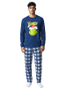 The Grinch The Grinch Schlafanzug Team Grinch Pyjama Set Langarm in blau