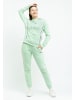 Tom Barron Freizeitanzug Tom Barron Line Pattern Sweatshirt Hoddie And Pant Set in mint