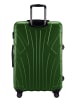 suitline Großer Reisekoffer erweiterbar XL Koffer 4 Rollen TSA 110 L in Grün