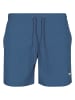 Urban Classics Badeshorts in vintageblue+black