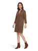 Betty Barclay Hemdblusenkleid mit Knopfleiste in Dark Coffee