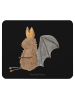 Mr. & Mrs. Panda Mouse Pad Fledermaus Sitzen ohne Spruch in Schwarz