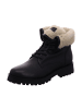 Palpa Damenschnürrstiefel warm flach  in  Schwarz