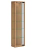 VCM  Wandvitrine Hängevitrine Glasvitrine Stano Mini in Buche