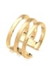 Elli Ring 925 Sterling Silber Geo in Gold